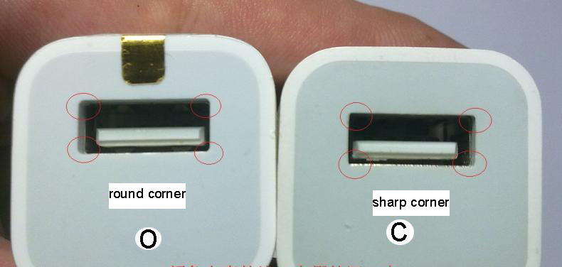 Differences between original and fake iphone chargers-3