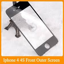 Replacement Part Front Screen Lens outer Glass For iPhone 4 4S