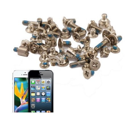 52 Pcs Screws Full Screw Set for Repair iPhone 5