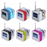 Wholesale FM Radio New Mini Speaker Portable Micrc SD/TF Music MP3 Player USB Disk