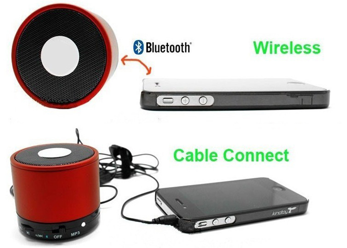 Portable Wireless Mini Bluetooth Speaker Support Handfree Calling and TF Card Portable Wireless Mini Bluetooth Speaker Support Handfree Calling and TF Card