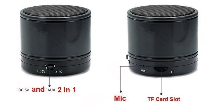 Portable Wireless Mini Bluetooth Speaker Support Handfree Calling and TF Card Portable Wireless Mini Bluetooth Speaker Support Handfree Calling and TF Card