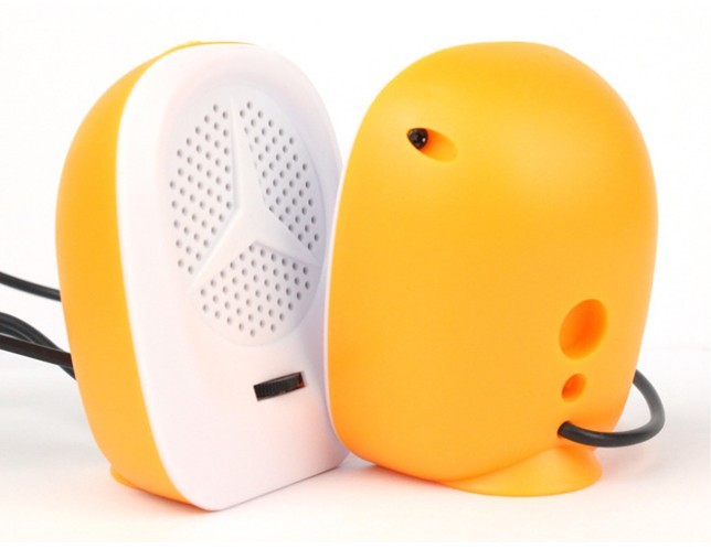 New 2 PCS Pair 3.5mm Audio Input 2.0 Mini Speaker Music Player New 2 PCS Pair 3.5mm Audio Input 2.0 Mini Speaker Music Player
