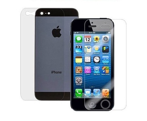 Full LCD Clear Front and Back Screen Film Protector for iPhone 5