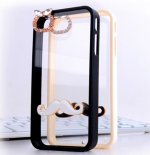 Beard transparent TPU phone shell protective sleeve apple iphone4/4s phone 5/5S protective shell