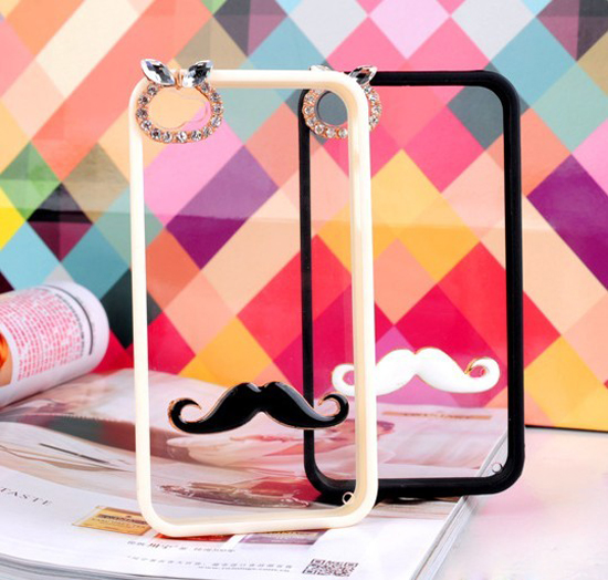 Beard transparent TPU phone shell protective sleeve apple iphone4/4s phone 5/5S protective shell Beard transparent TPU phone shell protective sleeve apple iphone4/4s phone 5/5S protective shell