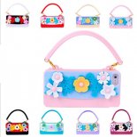 Latest silicone protective sleeve floral handbag iphone5 sets