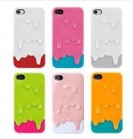 Melting ice cream lovers new mobile phone models in combination monocoque shell Apple phone shell