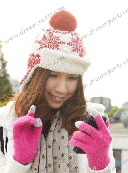 Girls winter warm gloves induction