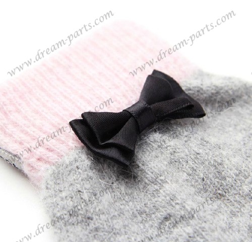 Lovely lady rabbit warm induction gloves